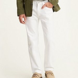 NWT Levi's® Men's 514™ Straight Fit White Jean - Stretch